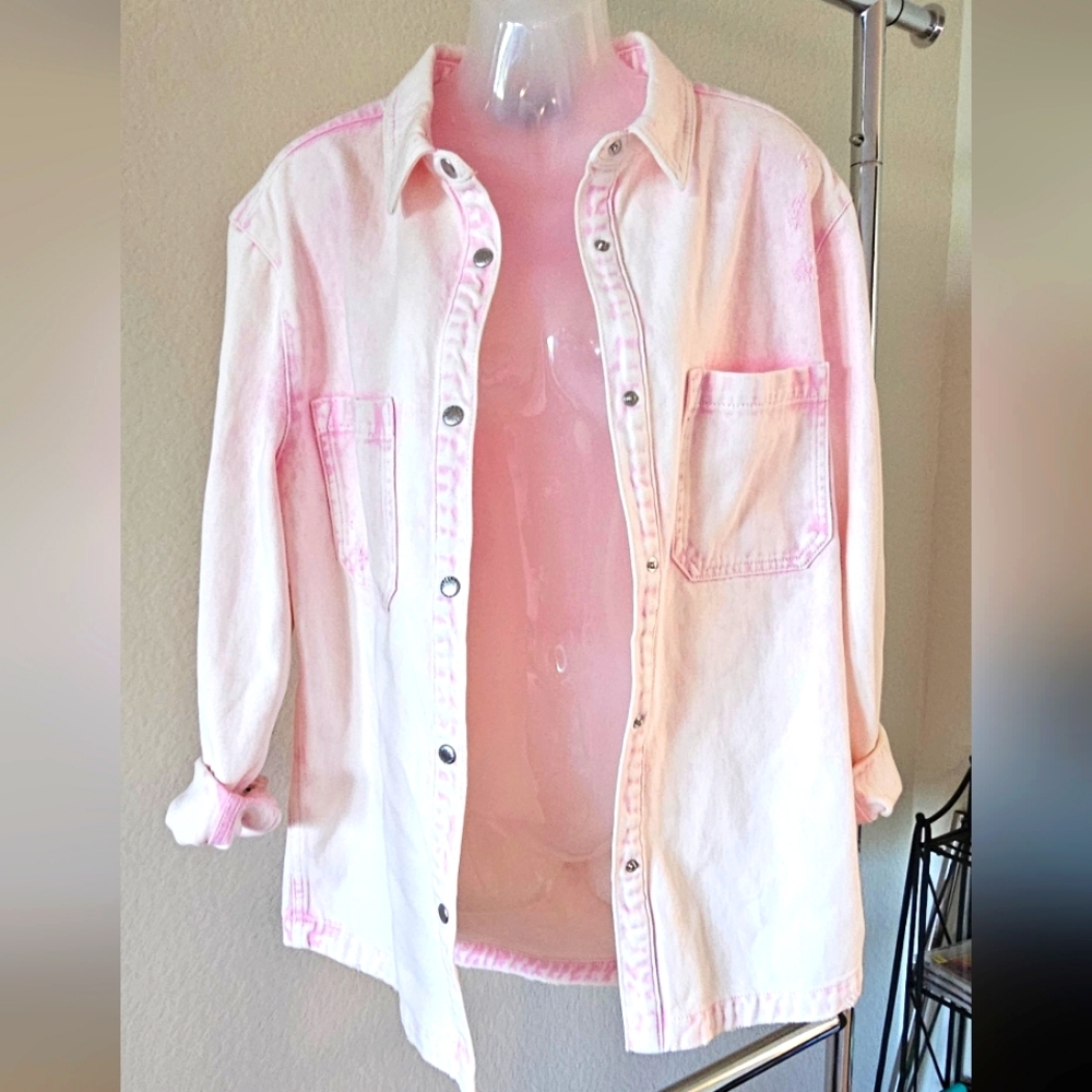Ser.O.Ya Oversized Denim Shirt - Picture 3 of 6